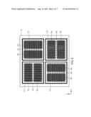 Checkerboarded High-Voltage Vertical Transistor Layout diagram and image