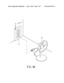 POWER SOCKET WITH WIRELESS COMMUNICATION CAPABILITY, SYSTEM HAVING THE     SAME AND METHOD THEREOF diagram and image