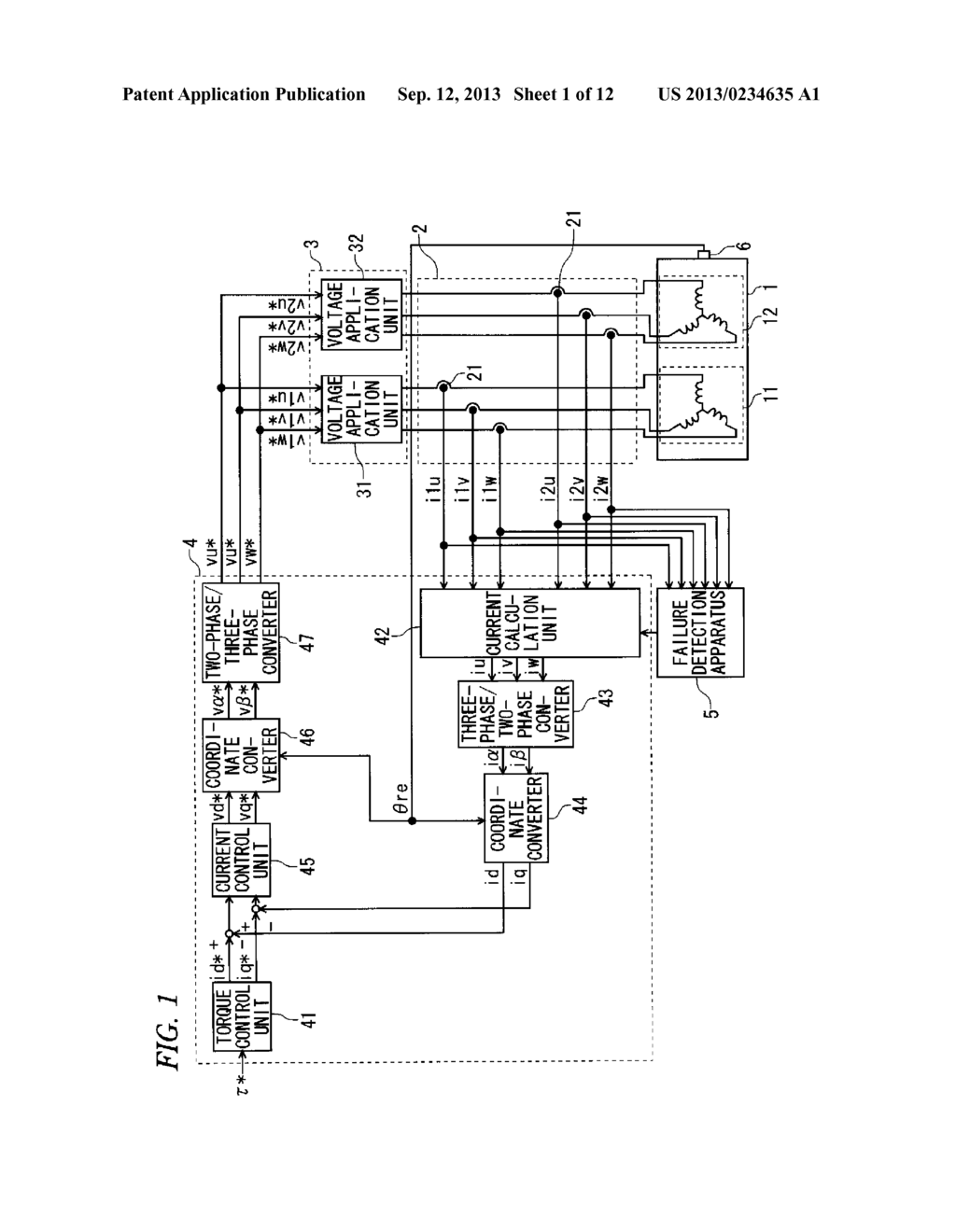 DRIVING APPARATUS FOR MULTIPLEX-WINDING MOTOR - diagram, schematic, and image 02