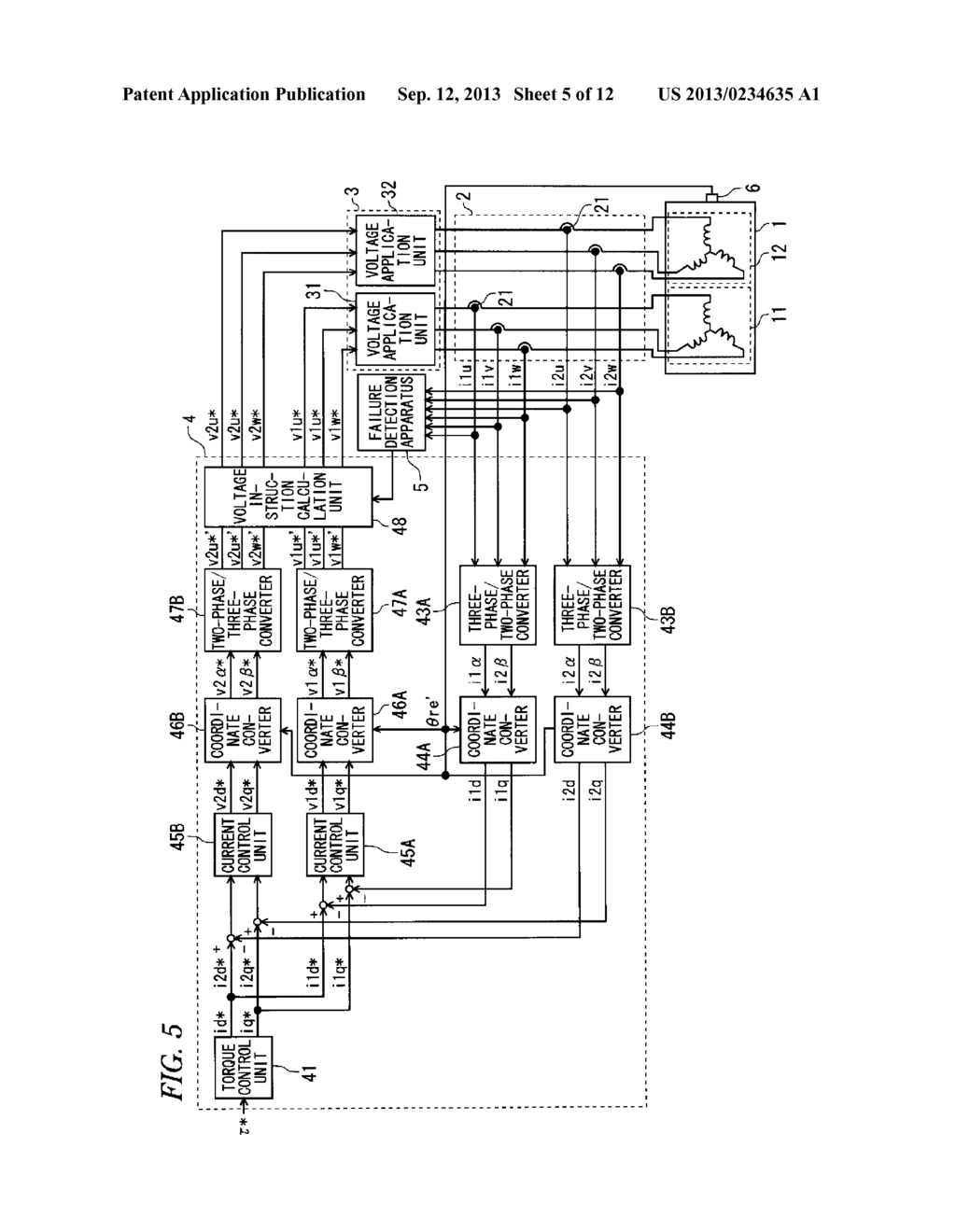 DRIVING APPARATUS FOR MULTIPLEX-WINDING MOTOR - diagram, schematic, and image 06