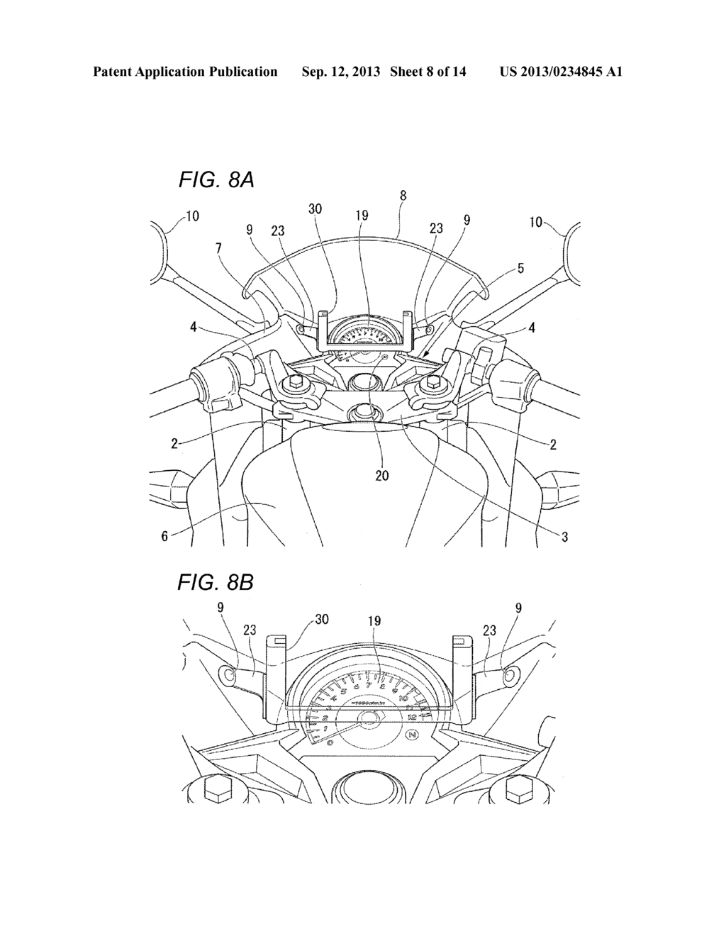 INFORMATION DISPLAY SYSTEM FOR VEHICLE, INFORMATION DISPLAY METHOD FOR     VEHICLE, VEHICLE AND MOUNTING MEMBER - diagram, schematic, and image 09