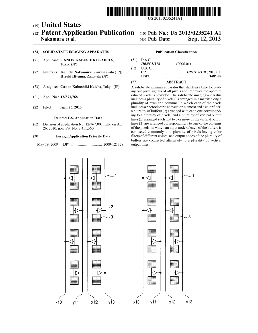 SOLID-STATE IMAGING APPARATUS - diagram, schematic, and image 01