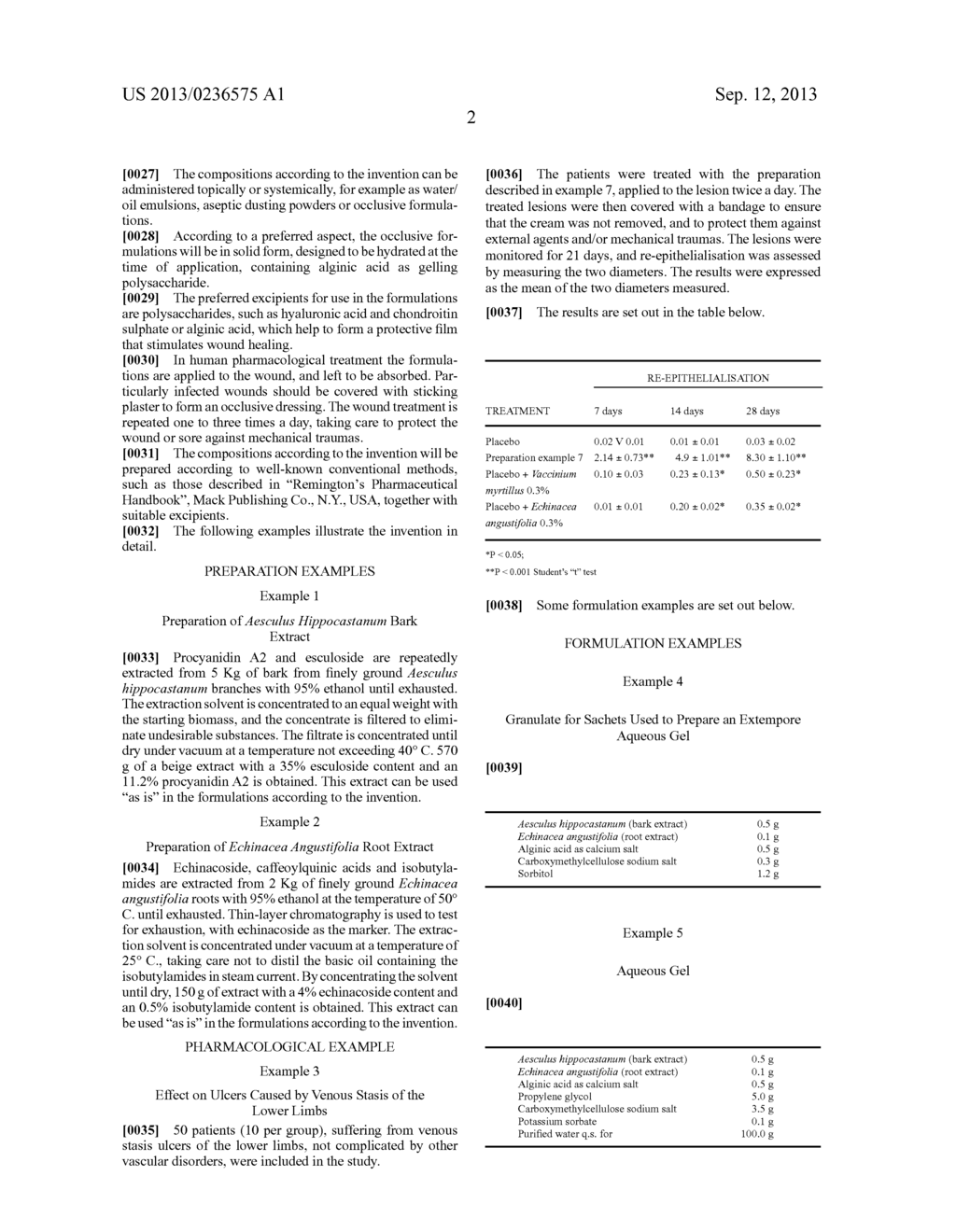 COMPOSITIONS FOR THE TREATMENT OF PERIPHERAL ULCERS OF VARIOUS ORIGINS - diagram, schematic, and image 03