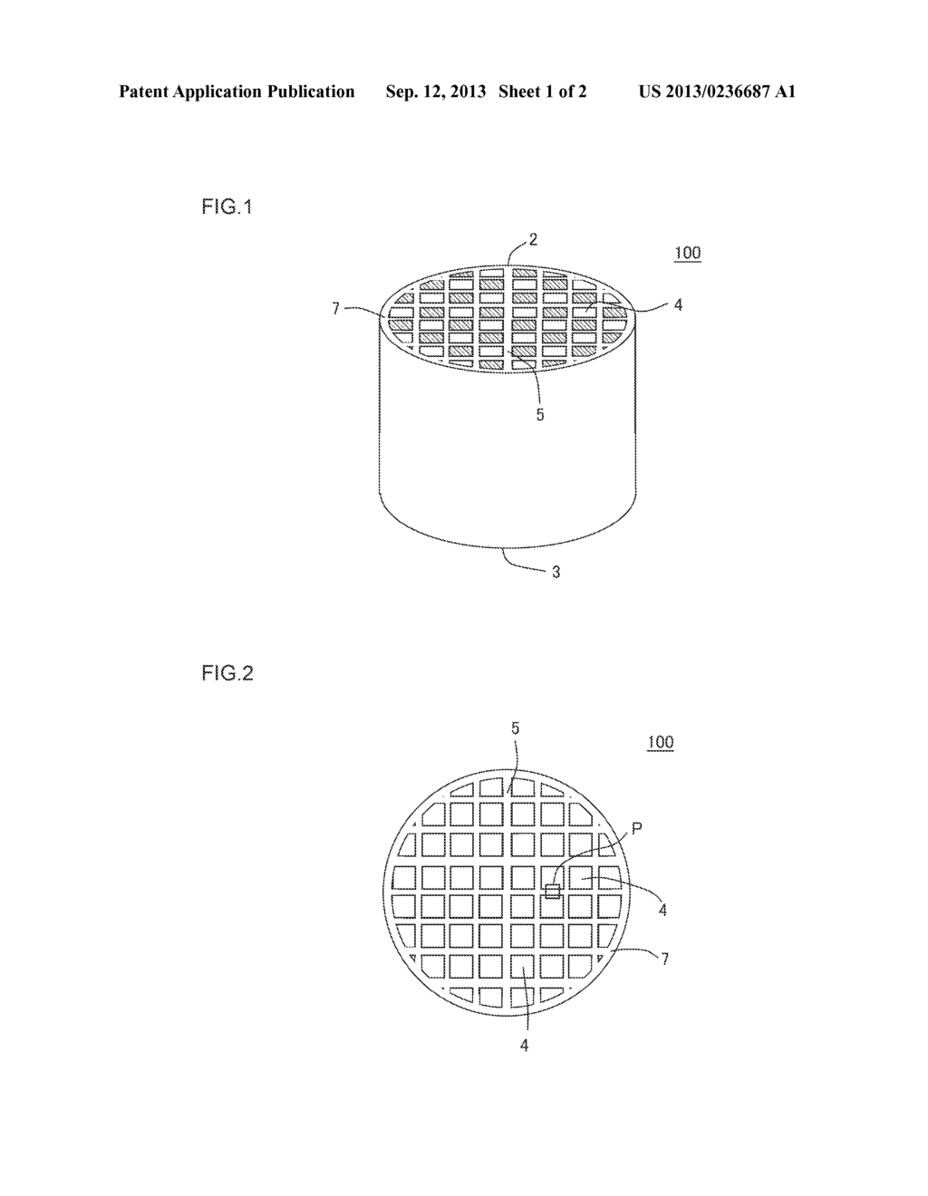 HONEYCOMB STRUCTURE AND HONEYCOMB CATALYST - diagram, schematic, and image 02