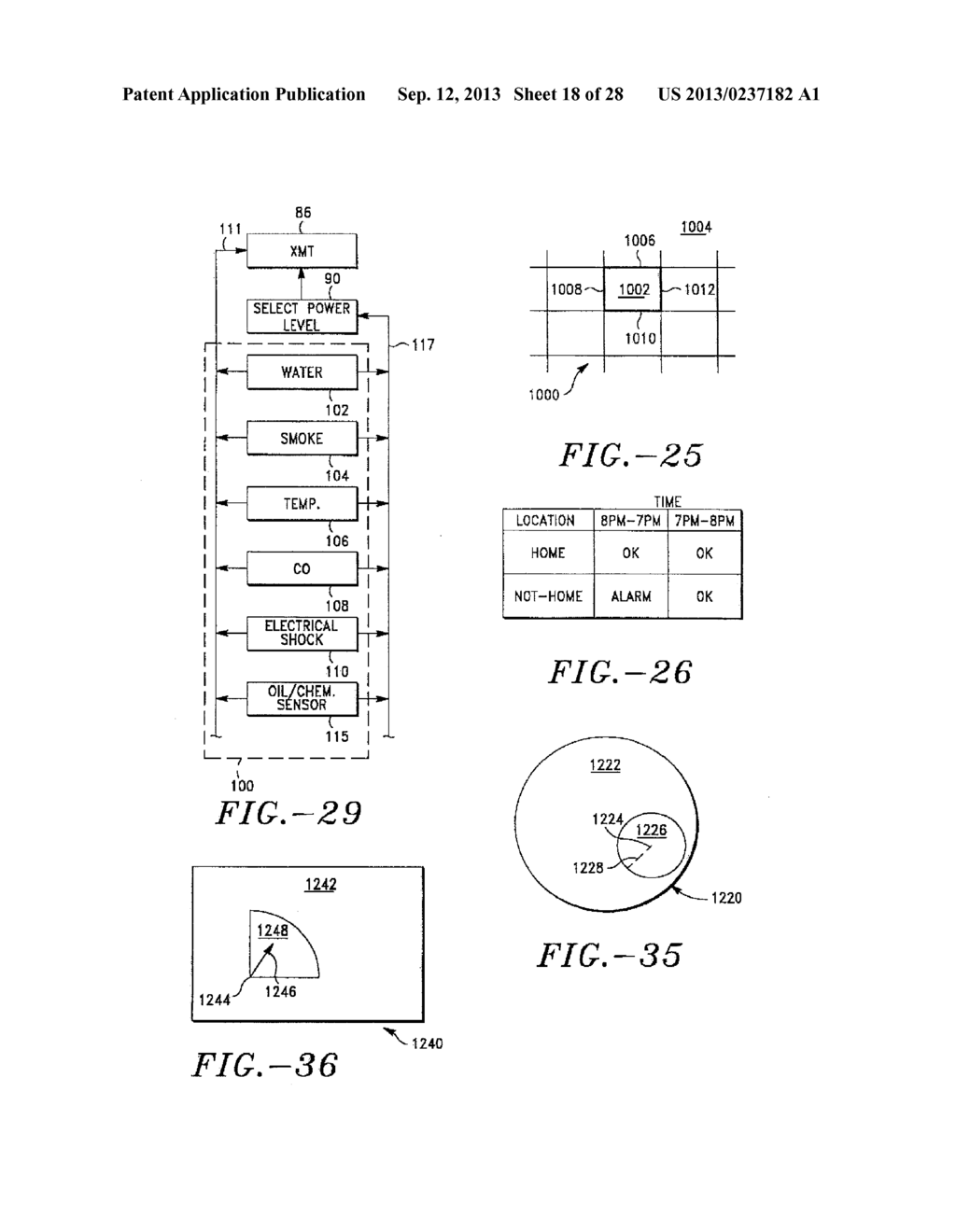 MULTI-HAZARD ALARM SYSTEM USING SELECTABLE POWER-LEVEL TRANSMISSION AND     LOCALIZATION - diagram, schematic, and image 19