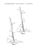 GOLF PUTTER WITH MARKER- AND BALL-HANDLING FEATURES diagram and image