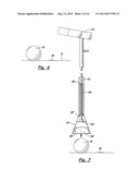 GOLF PUTTER WITH MARKER- AND BALL-HANDLING FEATURES diagram and image