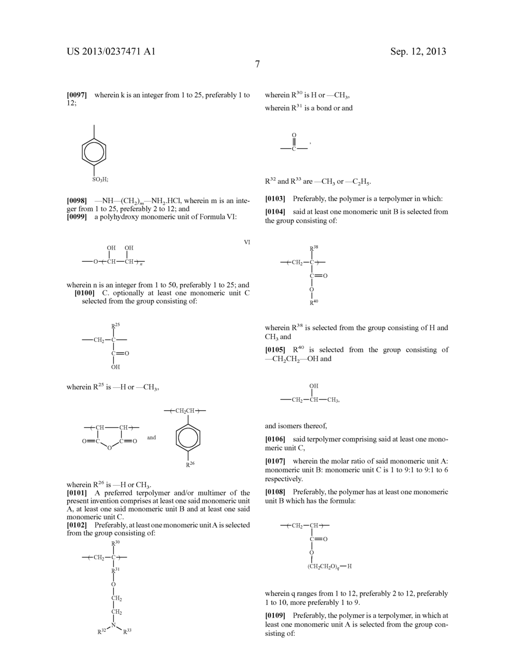 POLYMERS, COMPOSITIONS AND METHODS OF USE FOR FOAMS, LAUNDRY DETERGENTS,     SHOWER RINSES AND COAGULANTS - diagram, schematic, and image 08