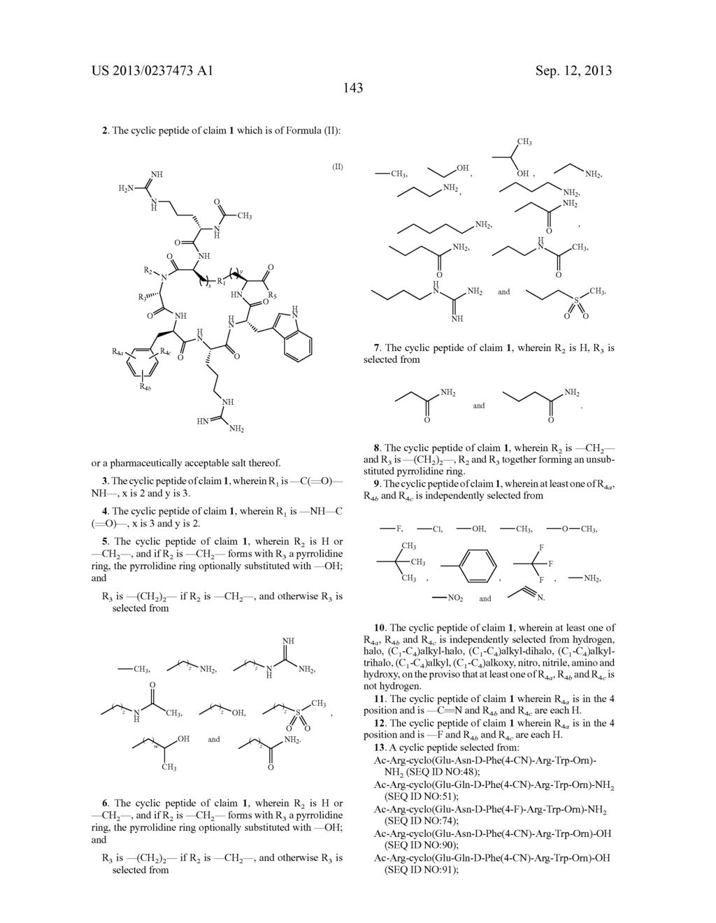 Melanocortin Receptor-Specific Peptides - diagram, schematic, and image 144
