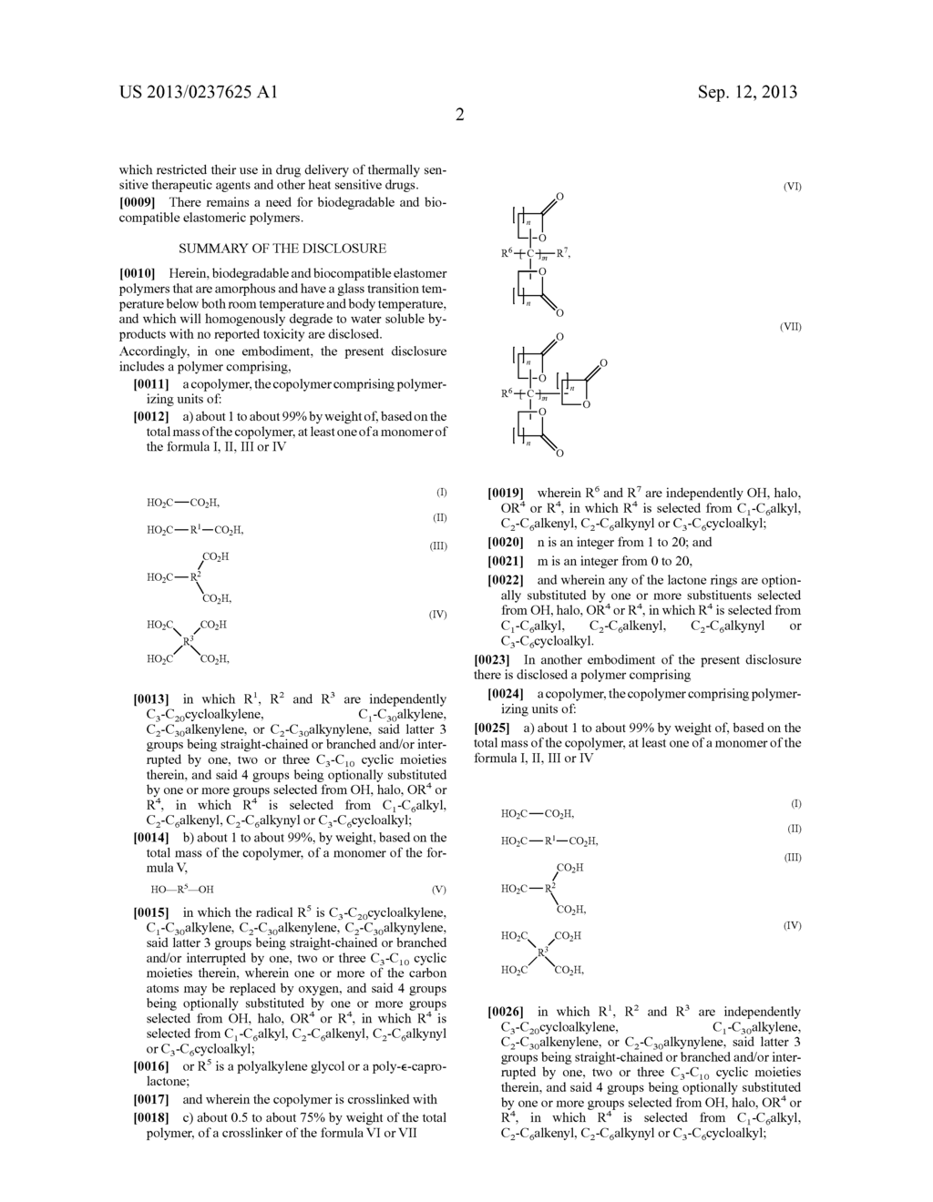 BIODEGRADABLE ELASTOMERS PREPARED BY THE CONDENSATION OF AN ORGANIC DI-,     TRI- OR TETRA-CARBOXYLIC ACID AND AN ORGANIC DIOL - diagram, schematic, and image 30