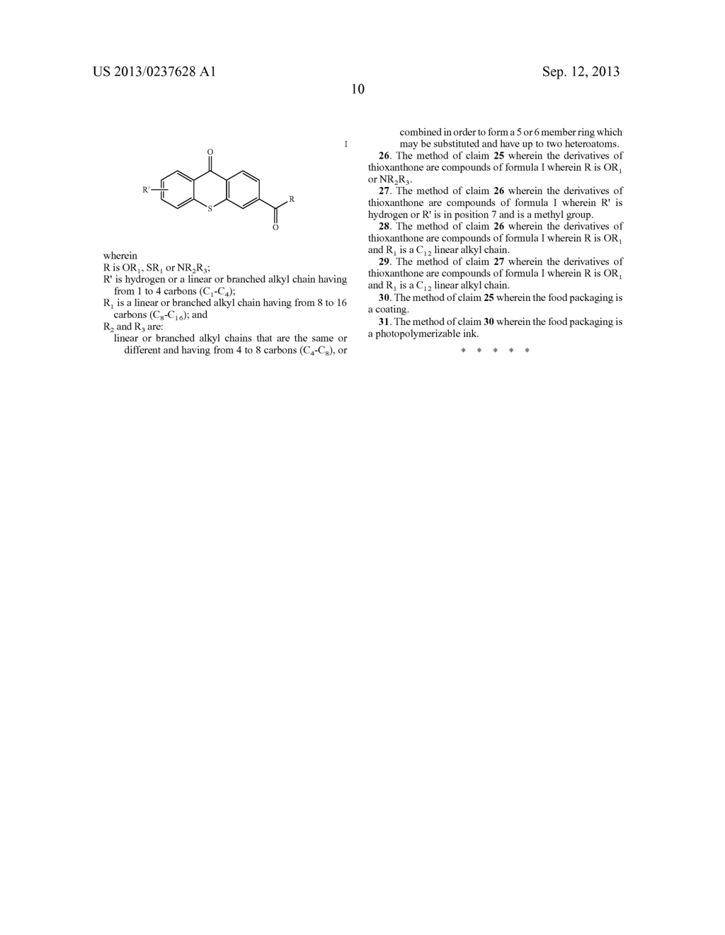 LOW-EXTRACTABLE THIOXANTHONES - diagram, schematic, and image 11