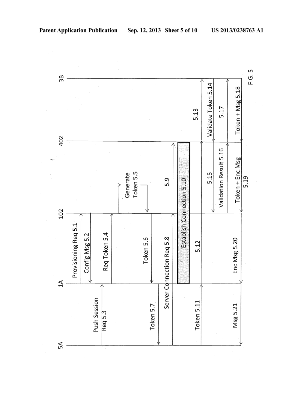 METHOD, APPARATUS AND SYSTEM FOR PROVISIONING A PUSH NOTIFICATION SESSION - diagram, schematic, and image 06