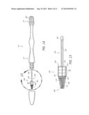 ILLUMINATED FLASHING TOOTHBRUSH AND METHOD OF USE diagram and image