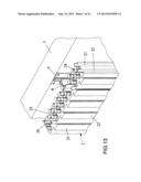 VARIABLE-GEOMETRY MODULAR STRUCTURE COMPOSED OF THERMO-ACOUSTIC CAISSONS,     PARTICULARLY FOR BUILDINGS diagram and image