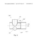 STEERING RACK HOUSING COMPRISING CROSS-SECTIONAL CONTRACTIONS FORMED IN     THE RACK HOUSING AND SUPPORTING BEARING diagram and image