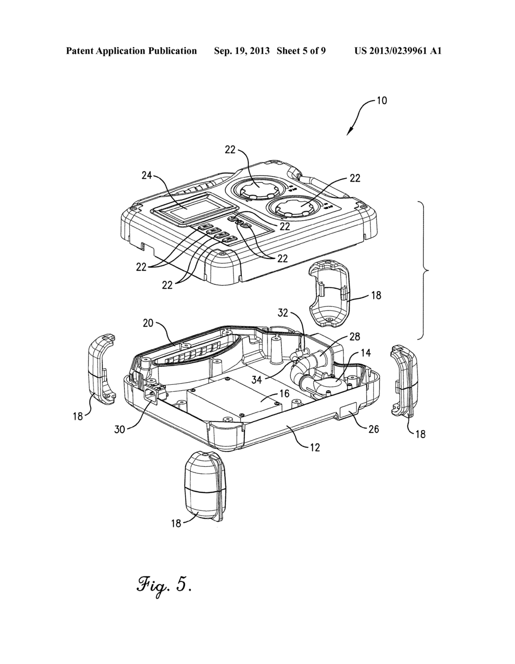 APPARATUS, COMPUTER PROGRAM, METHOD AND SYSTEM FOR PORTABLE BREATHING     ASSISTANCE - diagram, schematic, and image 06