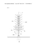 TREE-SHAPED SOLAR CELL MODULE diagram and image