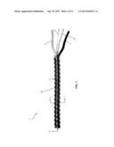 METAL SHEATHED CABLE ASSEMBLY WITH NON-LINEAR BONDING/GROUNDING CONDUCTOR diagram and image