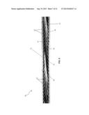 METAL SHEATHED CABLE ASSEMBLY WITH NON-LINEAR BONDING/GROUNDING CONDUCTOR diagram and image