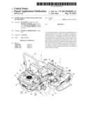 WORK VEHICLE WITH ENGINE MOUNTED REARWARDLY diagram and image