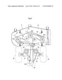 WORK VEHICLE WITH ENGINE MOUNTED REARWARDLY diagram and image