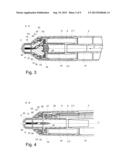 ELECTRODE HOLDER AND JET NOZZLE FOR A POWDER SPRAY GUN OPERABLE AT HIGH     VOLTAGE diagram and image