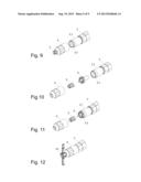 ELECTRODE HOLDER AND JET NOZZLE FOR A POWDER SPRAY GUN OPERABLE AT HIGH     VOLTAGE diagram and image