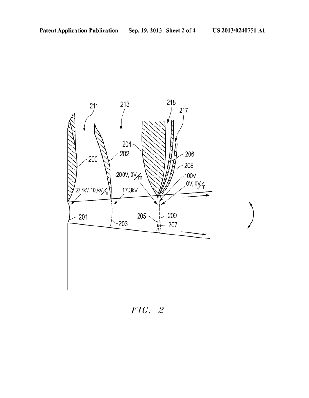 Charged Particle Extraction Device and Method of Design There for - diagram, schematic, and image 03