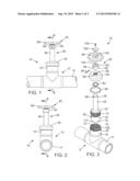 High Density Polyethylene Gate Valve diagram and image