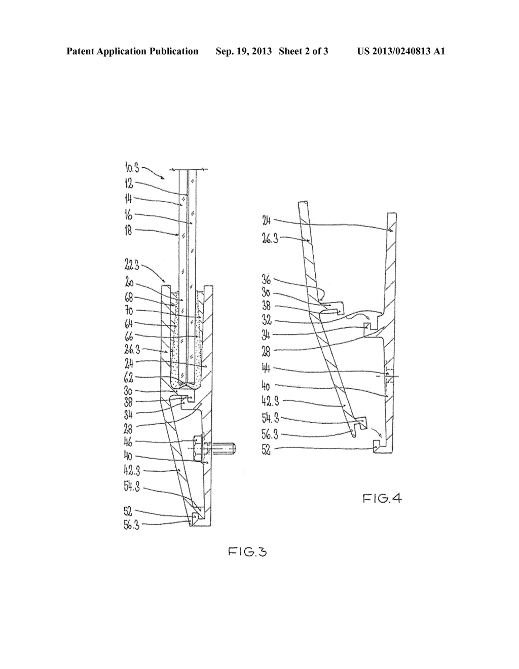 U-SECTION FOR MOUNTING A RAILING PANEL IN A FIXED MANNER - diagram, schematic, and image 03