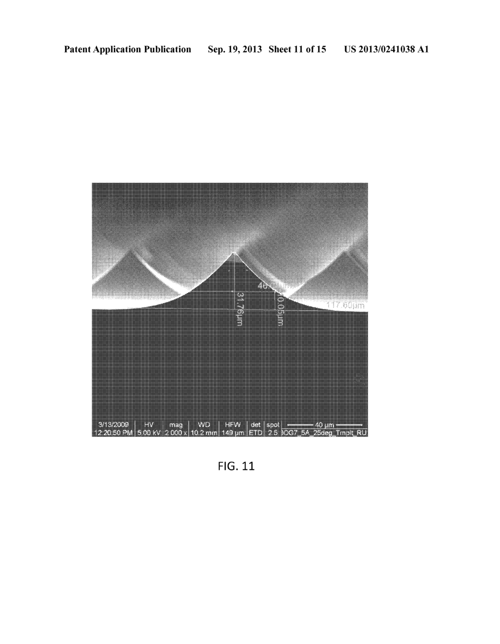 STRUCTURE AND METHOD FOR CREATING A REUSABLE TEMPLATE FOR DETACHABLE THIN     FILM SUBSTRATES - diagram, schematic, and image 12