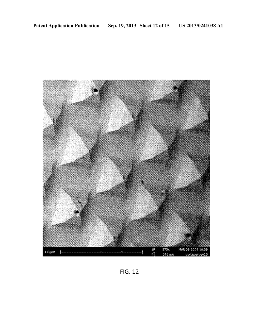 STRUCTURE AND METHOD FOR CREATING A REUSABLE TEMPLATE FOR DETACHABLE THIN     FILM SUBSTRATES - diagram, schematic, and image 13