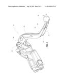 BRAKE LEVER WITH DETACHABLE BALL END diagram and image