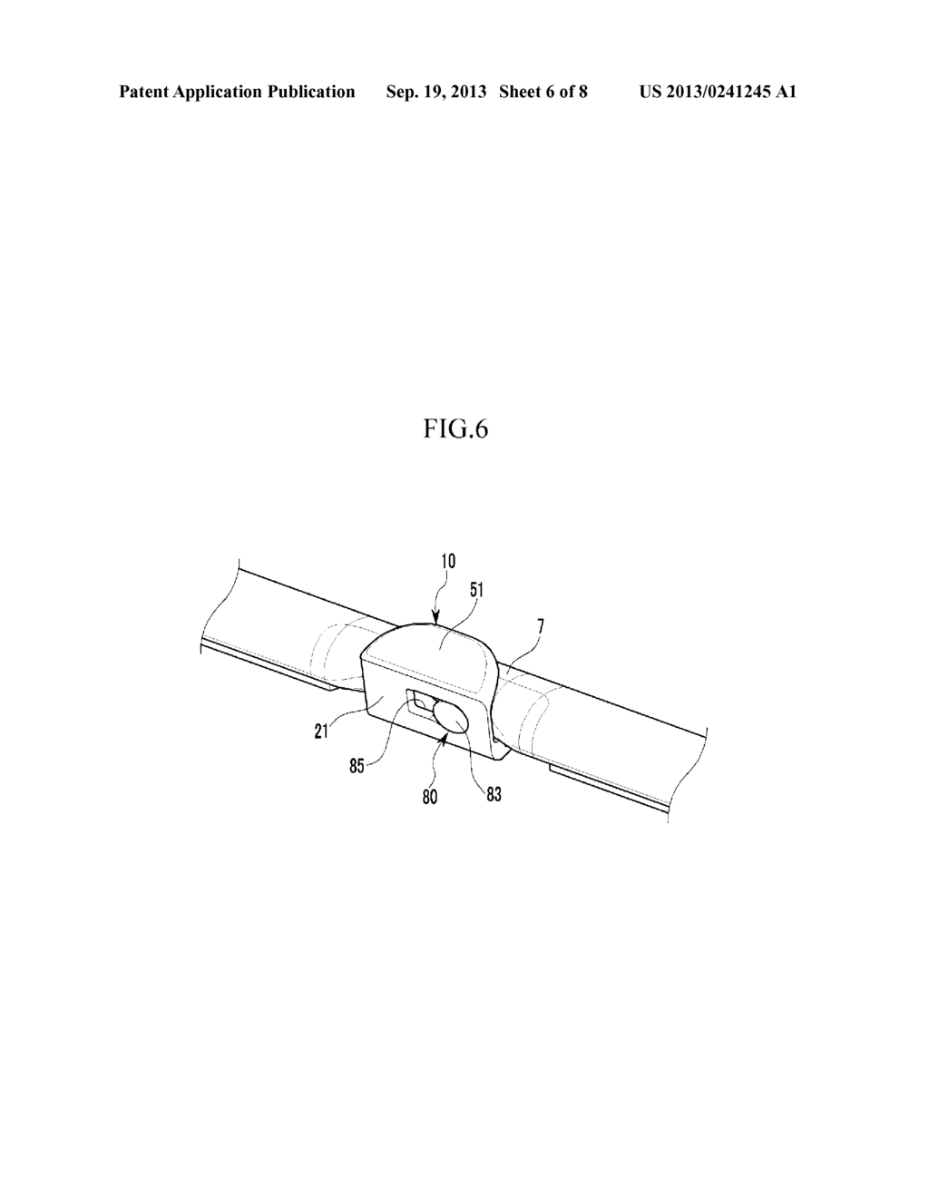 SUNROOF GLASS LIFTING PREVENTION DEVICE AND SUNROOF ASSEMBLY INCLUDING THE     SAME - diagram, schematic, and image 07