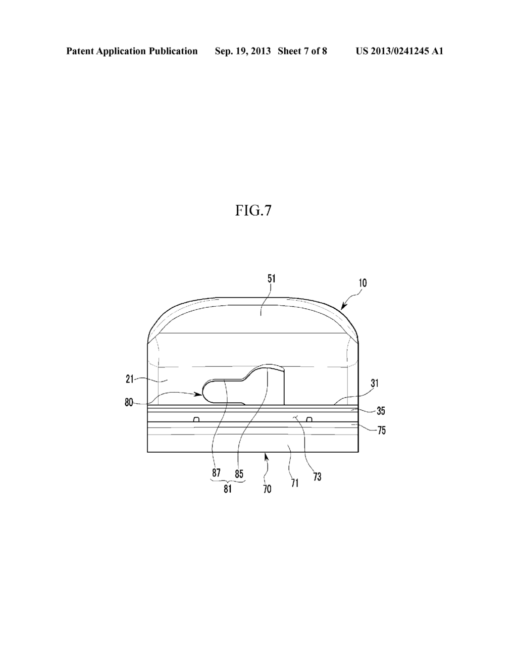 SUNROOF GLASS LIFTING PREVENTION DEVICE AND SUNROOF ASSEMBLY INCLUDING THE     SAME - diagram, schematic, and image 08