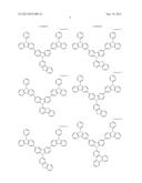 SECONDARY HOLE TRANSPORTING LAYER WITH TRICARBAZOLE COMPOUNDS diagram and image