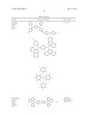 SECONDARY HOLE TRANSPORTING LAYER WITH TRICARBAZOLE COMPOUNDS diagram and image