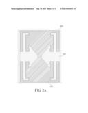 ELECTRODE UNIT WITH PERIMETER-LENGTHENED TOUCH-SENSING PATTERN FOR     TOUCH-SENSING ELEMENT LOCATED AT FRINGES OF TOUCH PANEL diagram and image