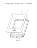 ELECTRONIC DEVICE WITH INVISIBLE LIGHT TOUCH PANEL diagram and image