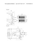 MAGNETIC ENERGY-TRANSMITTING ELEMENT AND POWER SUPPLY FOR CANCELLING OUT     ELECTRICAL NOISE diagram and image