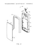 BATTERY COVER ASSEMBLY FOR PORTABLE ELECTRONIC DEVICE diagram and image