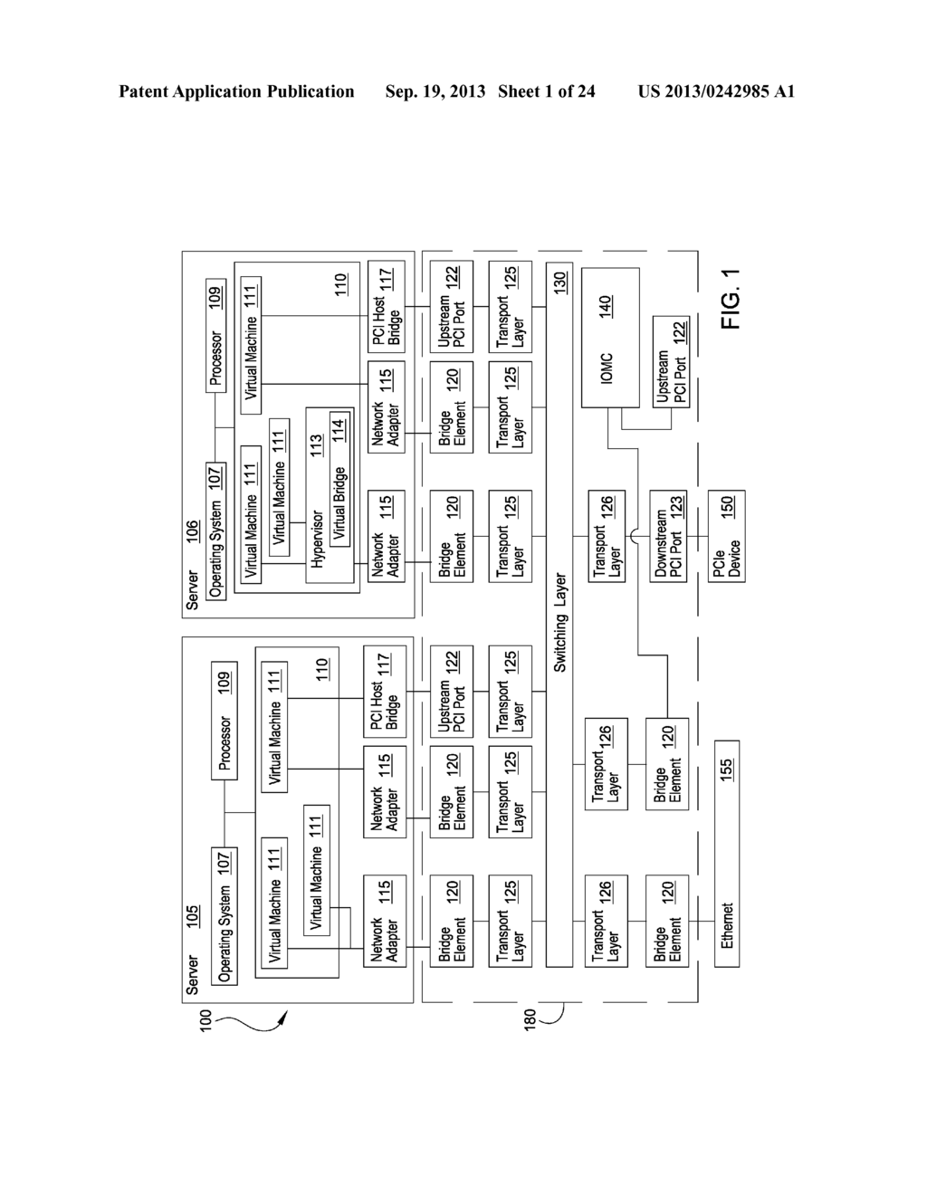 MULTICAST BANDWIDTH MULTIPLICATION FOR A UNIFIED DISTRIBUTED SWITCH - diagram, schematic, and image 02