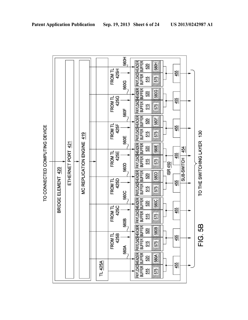 DYNAMIC OPTIMIZATION OF A MULTICAST TREE HIERARCHY FOR A DISTRIBUTED     SWITCH - diagram, schematic, and image 07