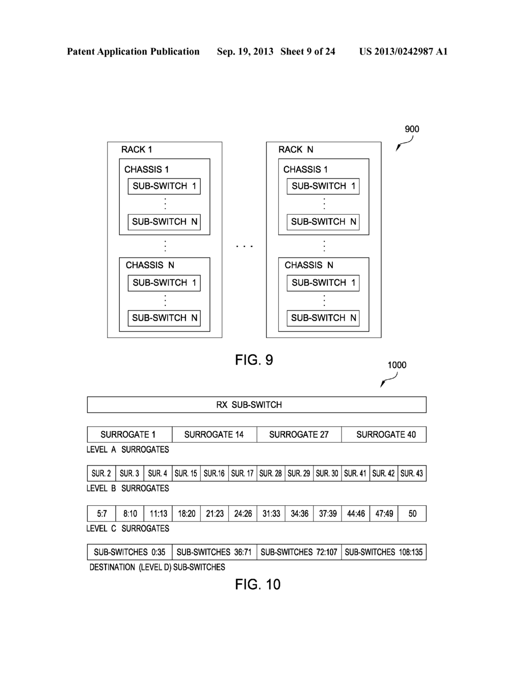 DYNAMIC OPTIMIZATION OF A MULTICAST TREE HIERARCHY FOR A DISTRIBUTED     SWITCH - diagram, schematic, and image 10