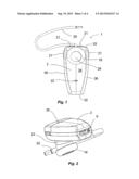 COMMUNICATION DEVICE WITH COMBINED ELECTRICAL SOCKET AND MICROPHONE     OPENING diagram and image