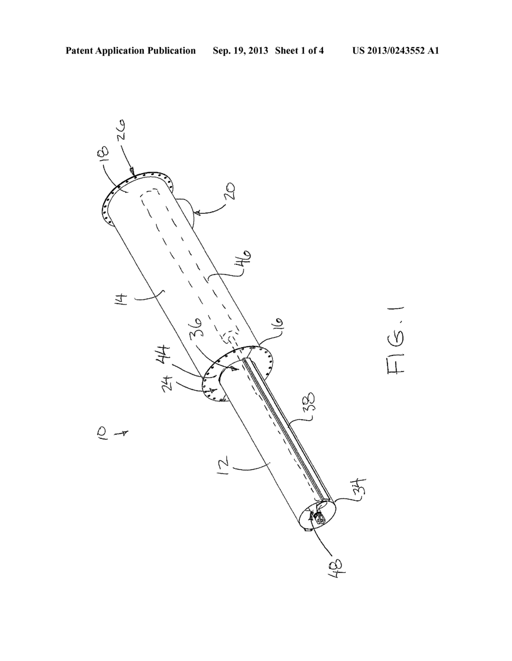 Feed Auger Assembly Comprising Concentric Auger Sections - diagram, schematic, and image 02