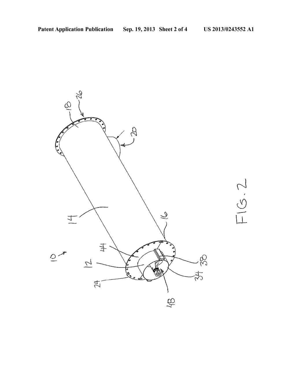 Feed Auger Assembly Comprising Concentric Auger Sections - diagram, schematic, and image 03