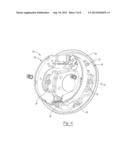 BRAKE COMPONENT WITH AN ENCAPSULANT AND METHOD OF APPLYING THE ENCAPSULANT     TO A BRAKE COMPONENT diagram and image