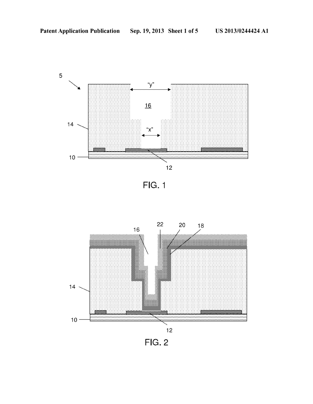 INTERCONNECT STRUCTURES AND METHODS OF MANUFACTURING OF INTERCONNECT     STRUCTURES - diagram, schematic, and image 02