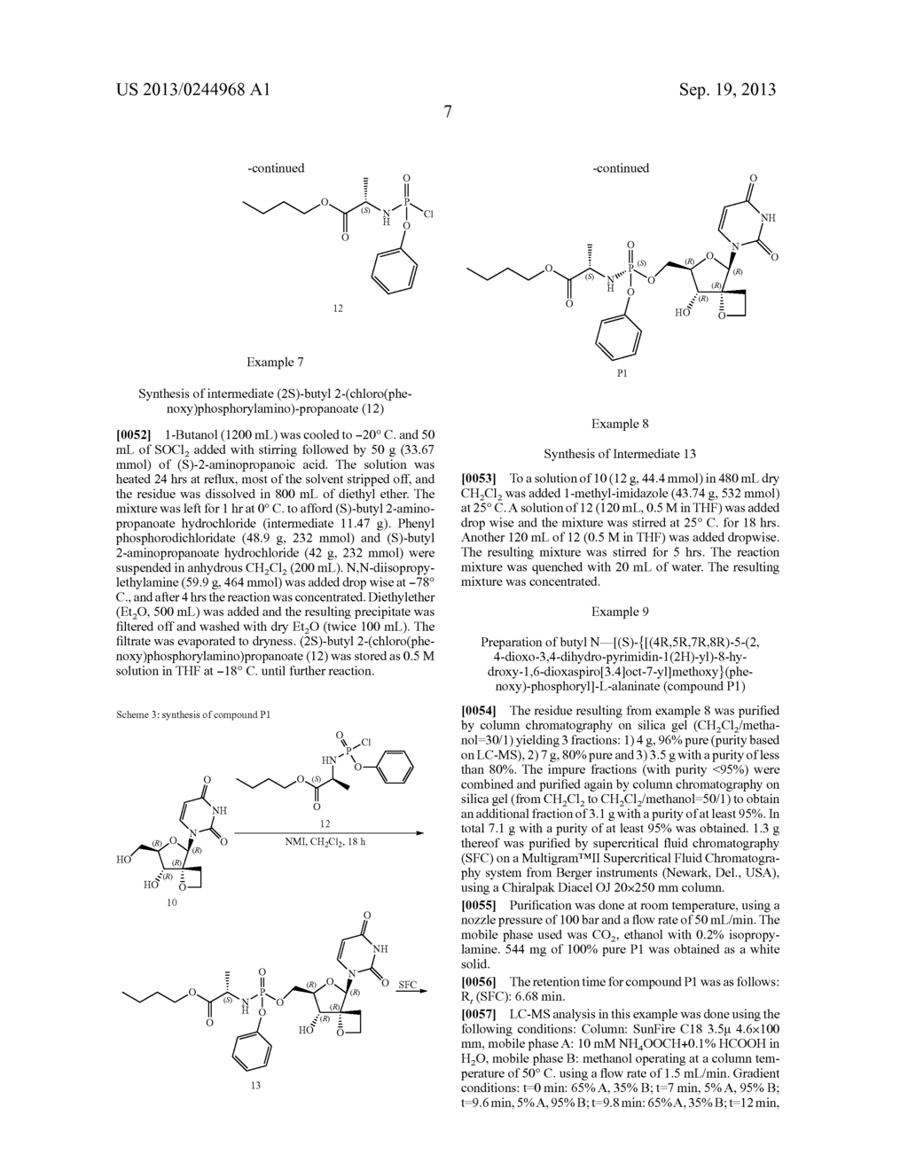 Uracyl Spirooxetane Nucleoside Phosphoramidates - diagram, schematic, and image 08